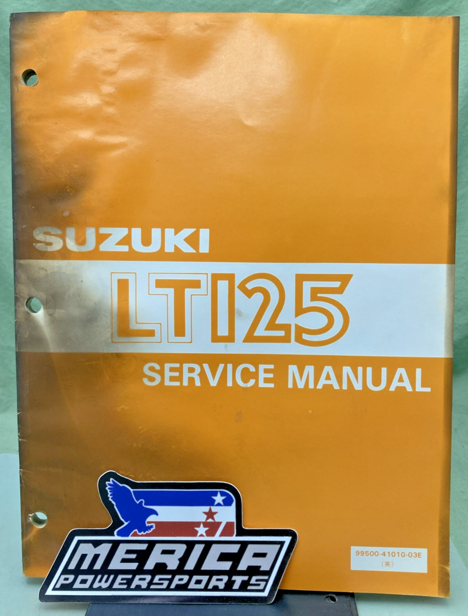 GENUINE SUZUKI 99500-41010-03E LT125 SERVICE MANUAL 1983