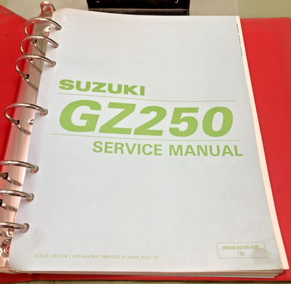 GENUINE SUZUKI 99500-32100-03E GZ250 SERVICE MANUAL 1998
