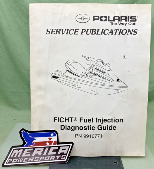 GENUINE POLARIS 9916771 GZ250 FICHT FUEL INJECTION DIAGNOSTIC GUIDE 1999-2000