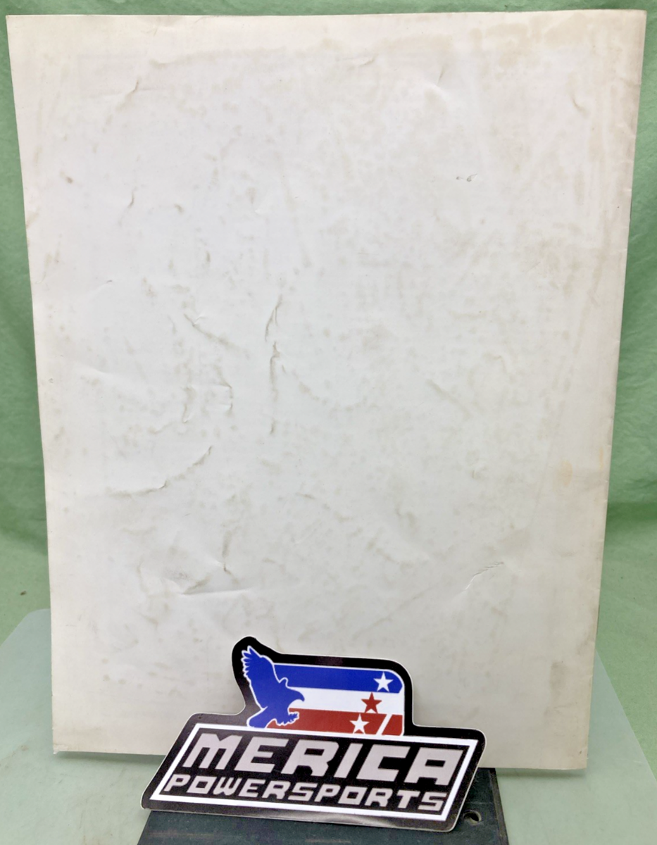 GENUINE POLARIS 9916771 GZ250 FICHT FUEL INJECTION DIAGNOSTIC GUIDE 1999-2000