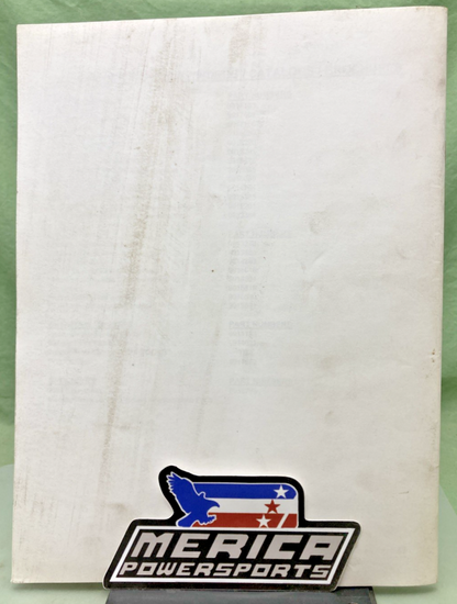 GENUINE POLARIS 9914901 WATERCRAFT PWC QUICK REFERENCE 2001