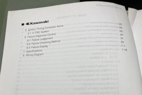 Kawasaki 99963-0064-01 VN1500-J1/K1 '99 Models Technical Information Genuine