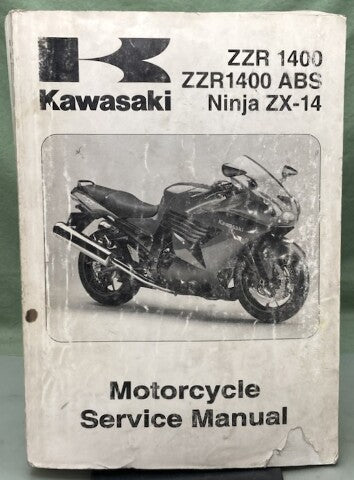 Kawasaki 99924-1362-01 ZZR 1400 ZZR1400 ABS Ninja ZX-14 Service Manual Genuine