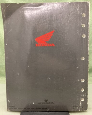 Honda 61HP601 TRX700XX Service Manual 2008-2009 Genuine
