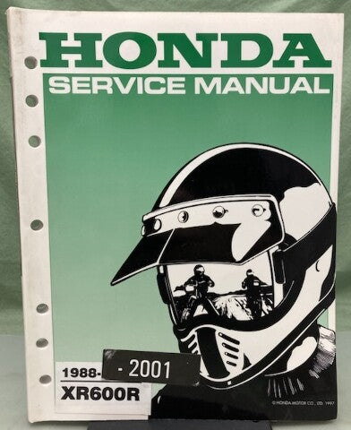 Honda 61MBN01 XR600R Service Manual 1988-2001 Genuine