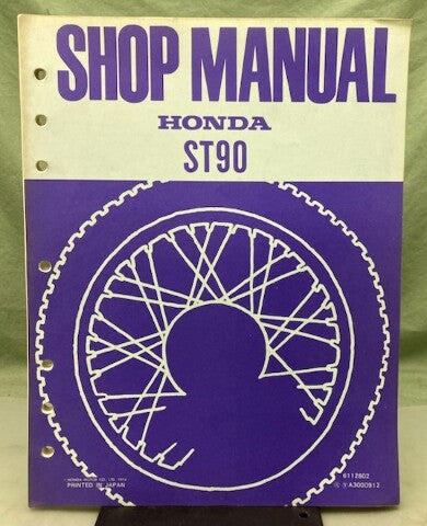 Honda 6112802 ST90 Shop Manual 1974 Genuine