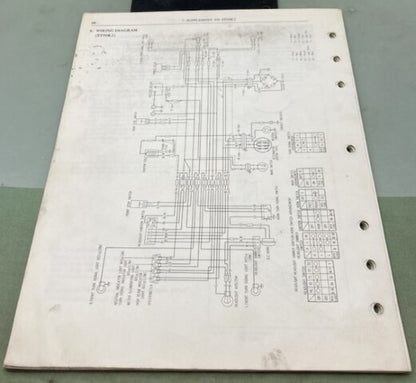 Honda 6112802 ST90 Shop Manual 1974 Genuine