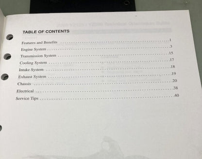 Yamaha LIT-BKTOG-MC-01 YZ125/YZ250 Technical Orientation Guide 2005 Genuine