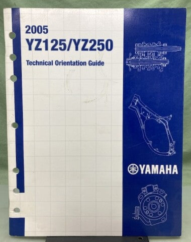 Yamaha LIT-BKTOG-MC-01 YZ125/YZ250 Technical Orientation Guide 2005 Genuine