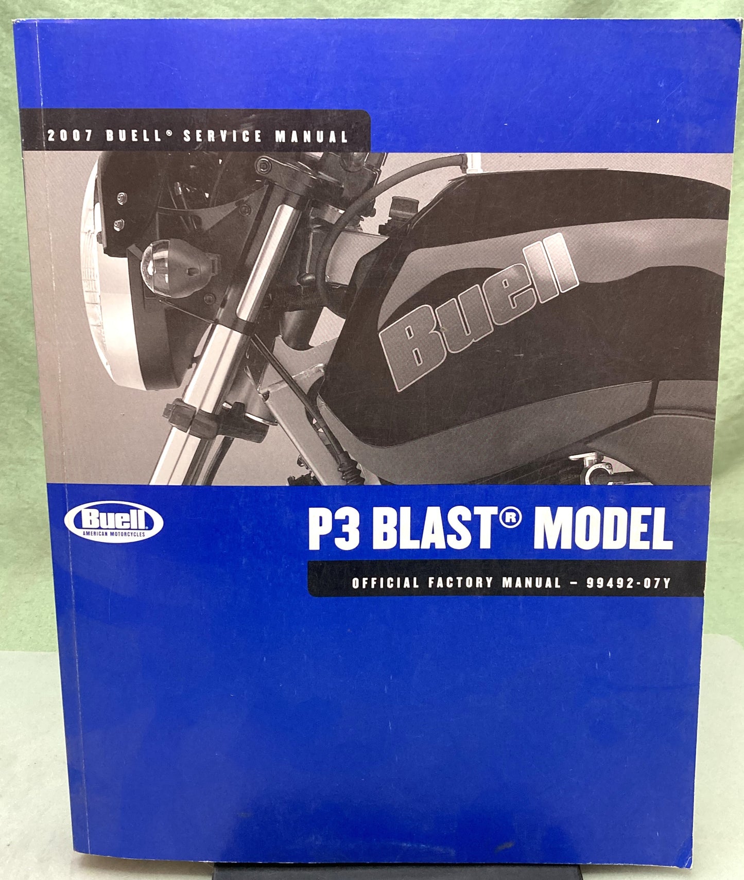 Genuine Buell 99492-07Y P3 Blast Model Service Manual 2007