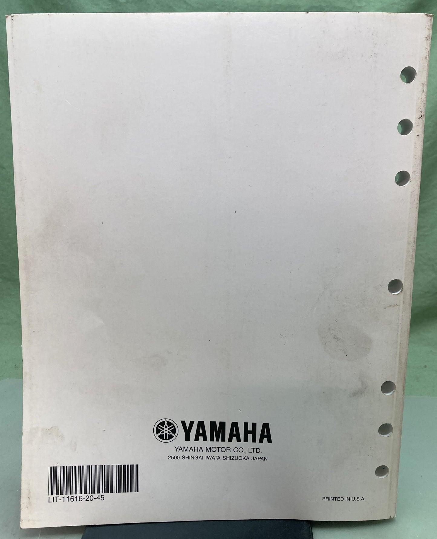 Genuine Yamaha LIT-11616-20-45 YFM40FBW Service Manual 2006