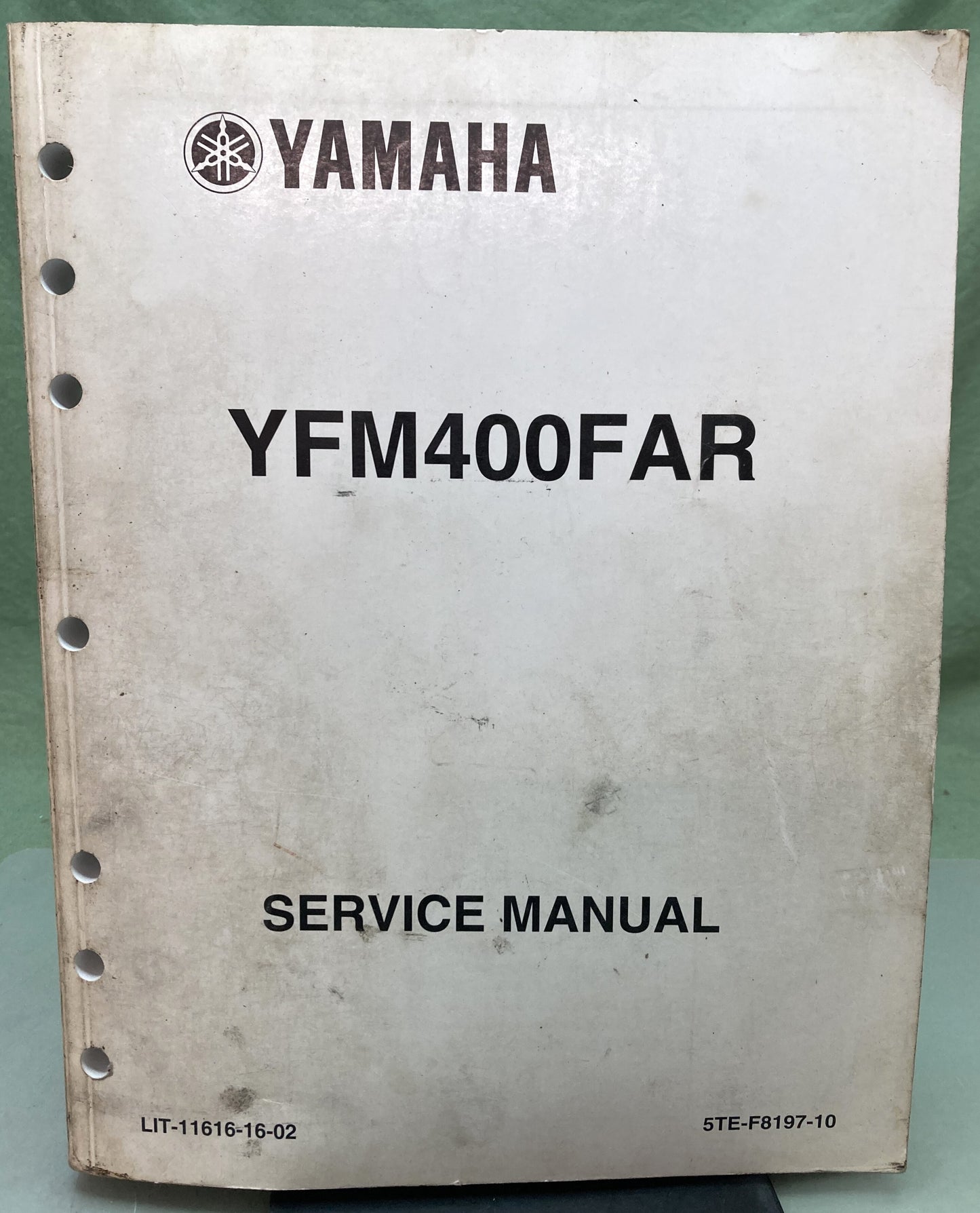 Genuine Yamaha LIT-11616-16-02 YFM400FAR Service Manual 2002