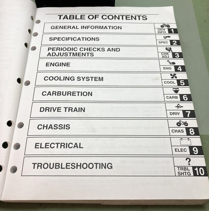 Genuine Yamaha LIT-11616-16-02 YFM400FAR Service Manual 2002