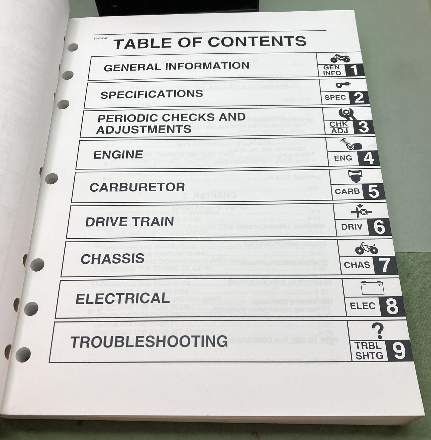 Genuine Yamaha LIT-11616-20-46 YFM35FGIW Service Manual 2006
