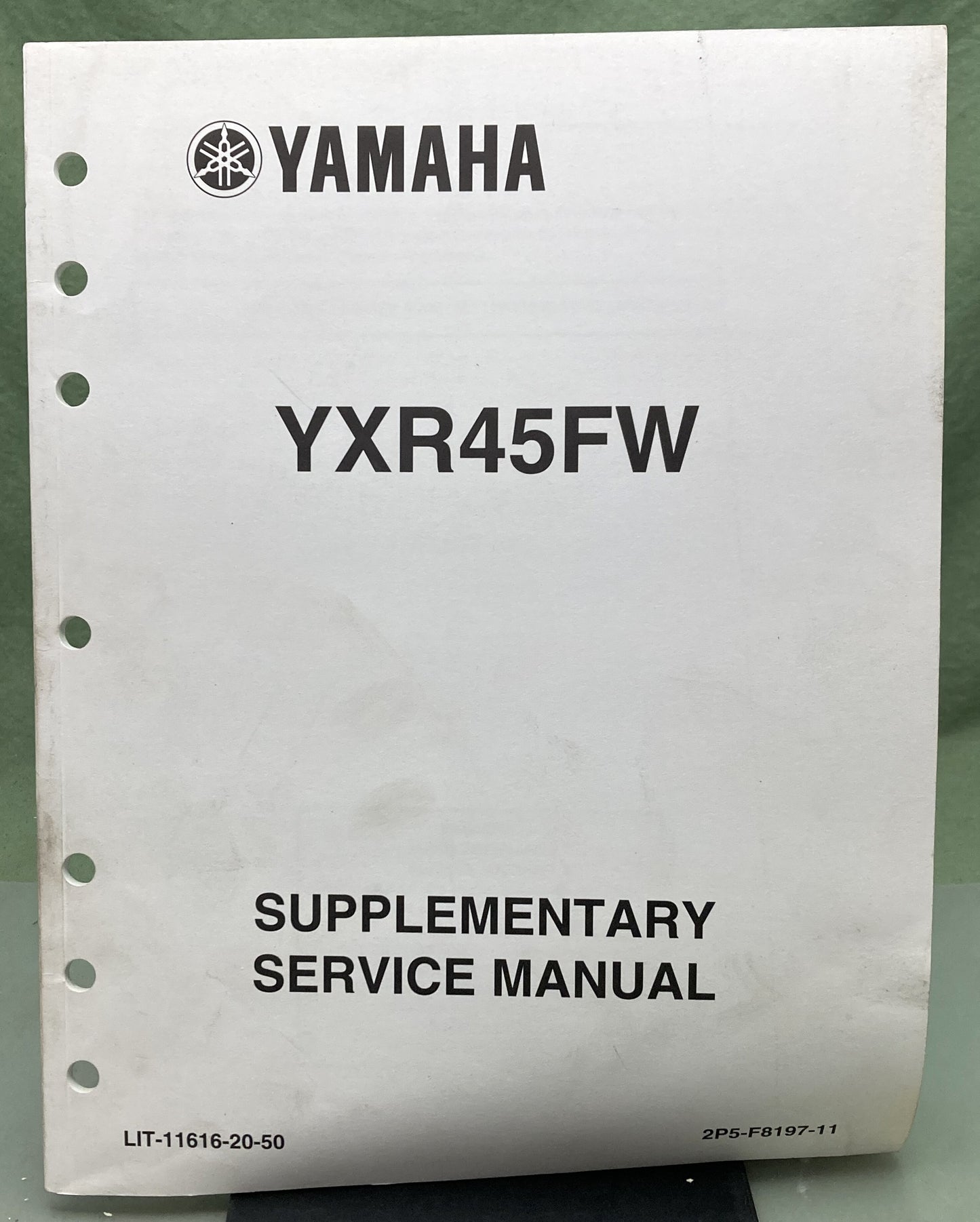 Genuine Yamaha LIT-11616-20-50 YXR45FW Supp. Service Manual 2006