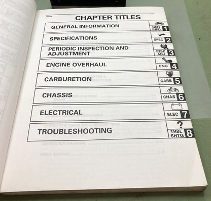 Genuine Yamaha LIT-11616-11-16 XVS650AK(C) Service Manual 1997