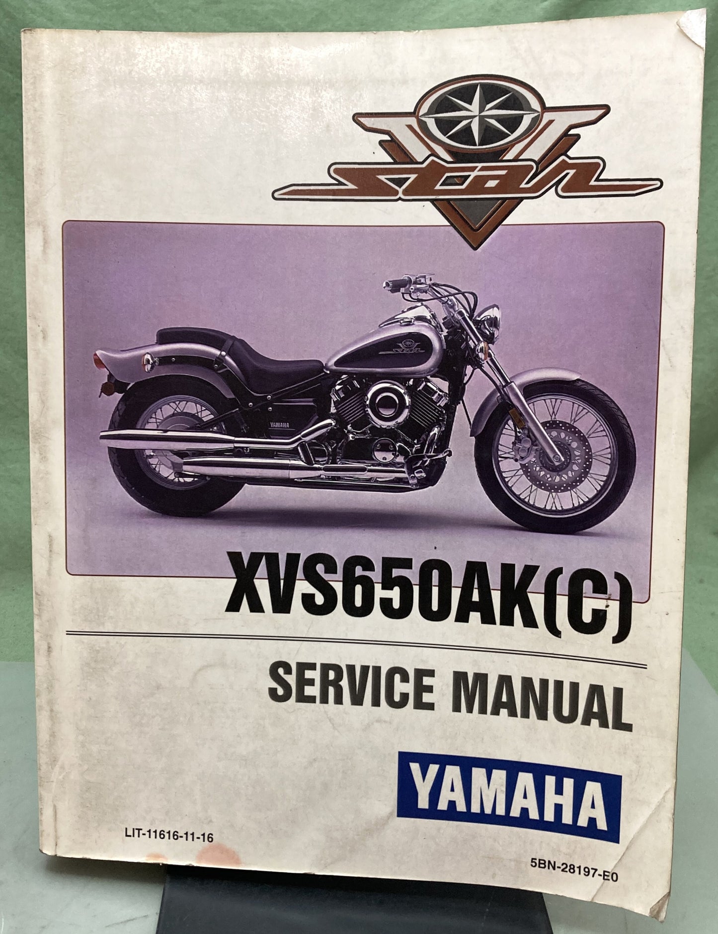 Genuine Yamaha LIT-11616-11-16 XVS650AK(C) Service Manual 1997