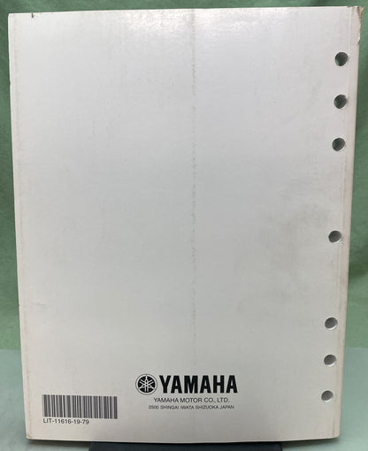 Genuine Yamaha LIT-11616-19-79 FZS10V FZS10VC Service Manual 2006