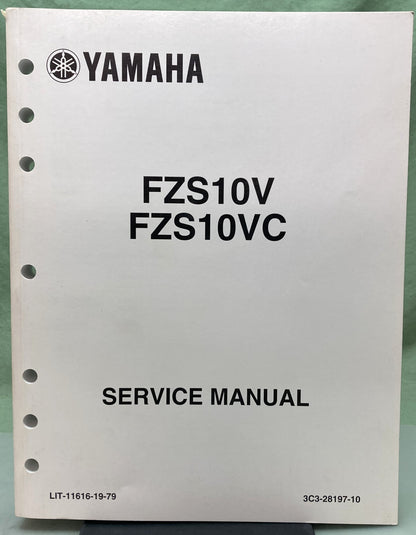 Genuine Yamaha LIT-11616-19-79 FZS10V FZS10VC Service Manual 2006