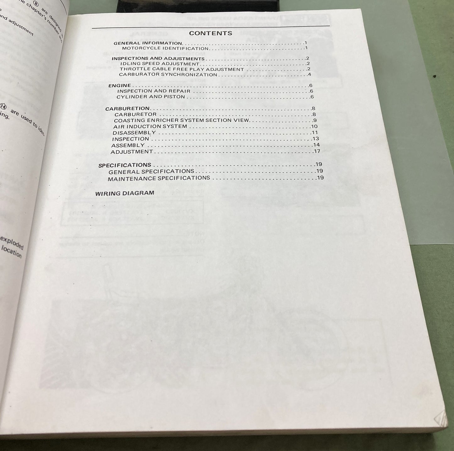 Genuine Yamaha LIT-11616-XV-11 XV700/XV750, XV1000/XV1100 Service Manual 1987