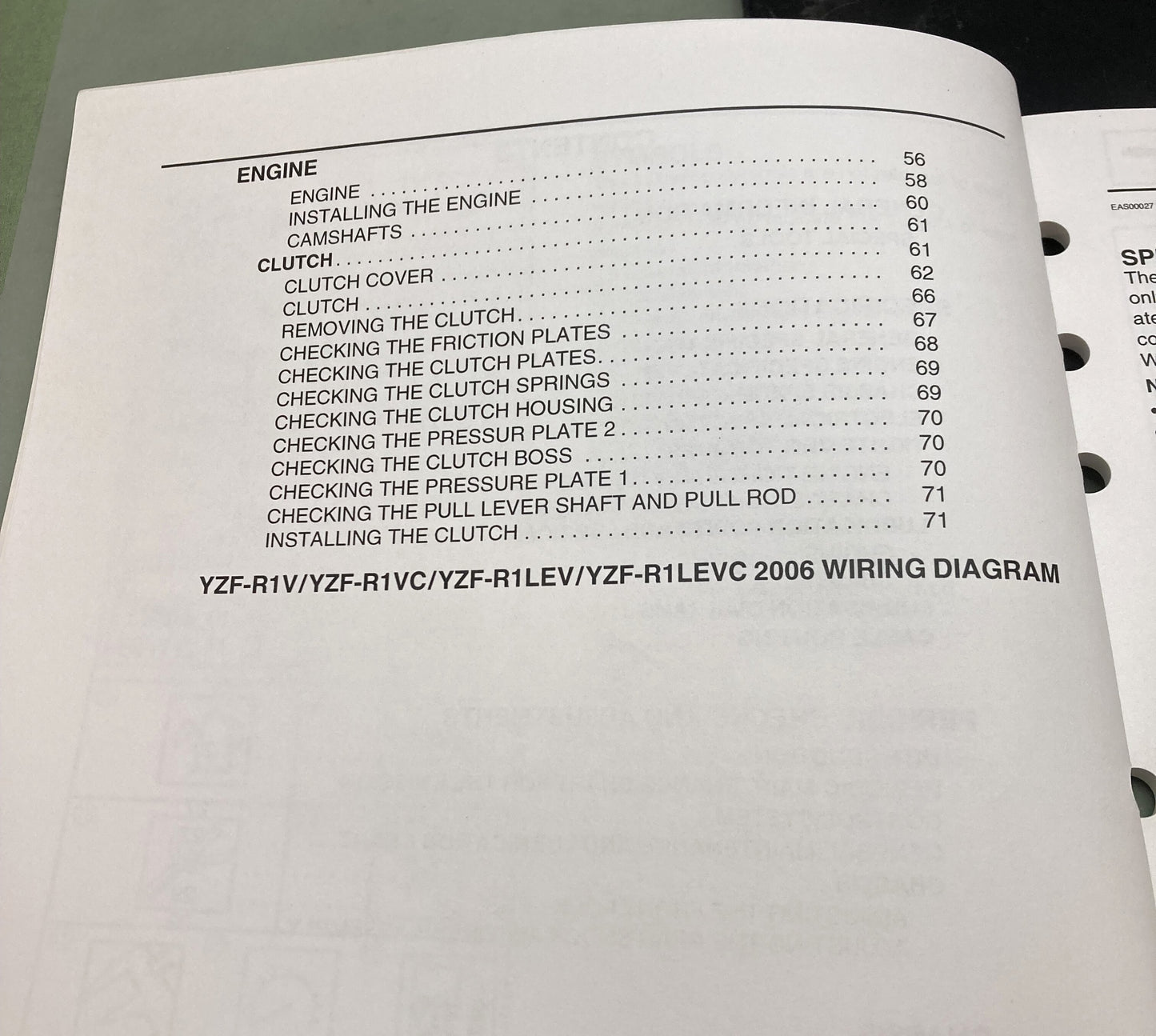 Genuine Yamaha LIT-11616-19-75 YZF-R1V, YZF-R1VC Supp. Service Manual '05