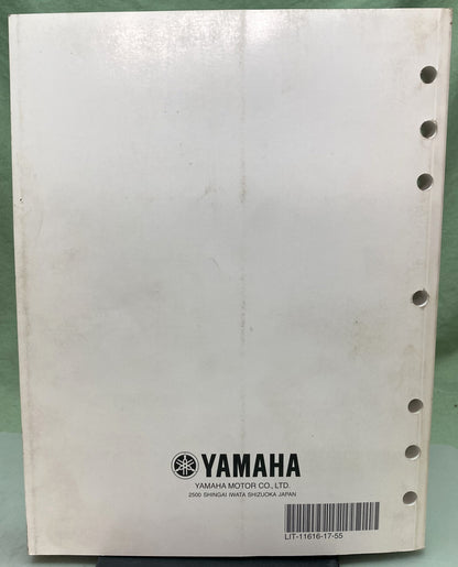 Genuine Yamaha LIT-11616-17-55 YZF-R1S, YZF-R1SC Service Manual 2003