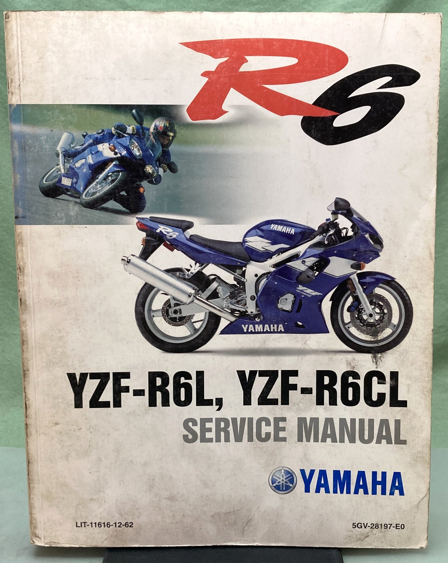 Genuine Yamaha  LIT-11616-12-62 YZF-R6L, YZF-R6CL Service Manual 1999