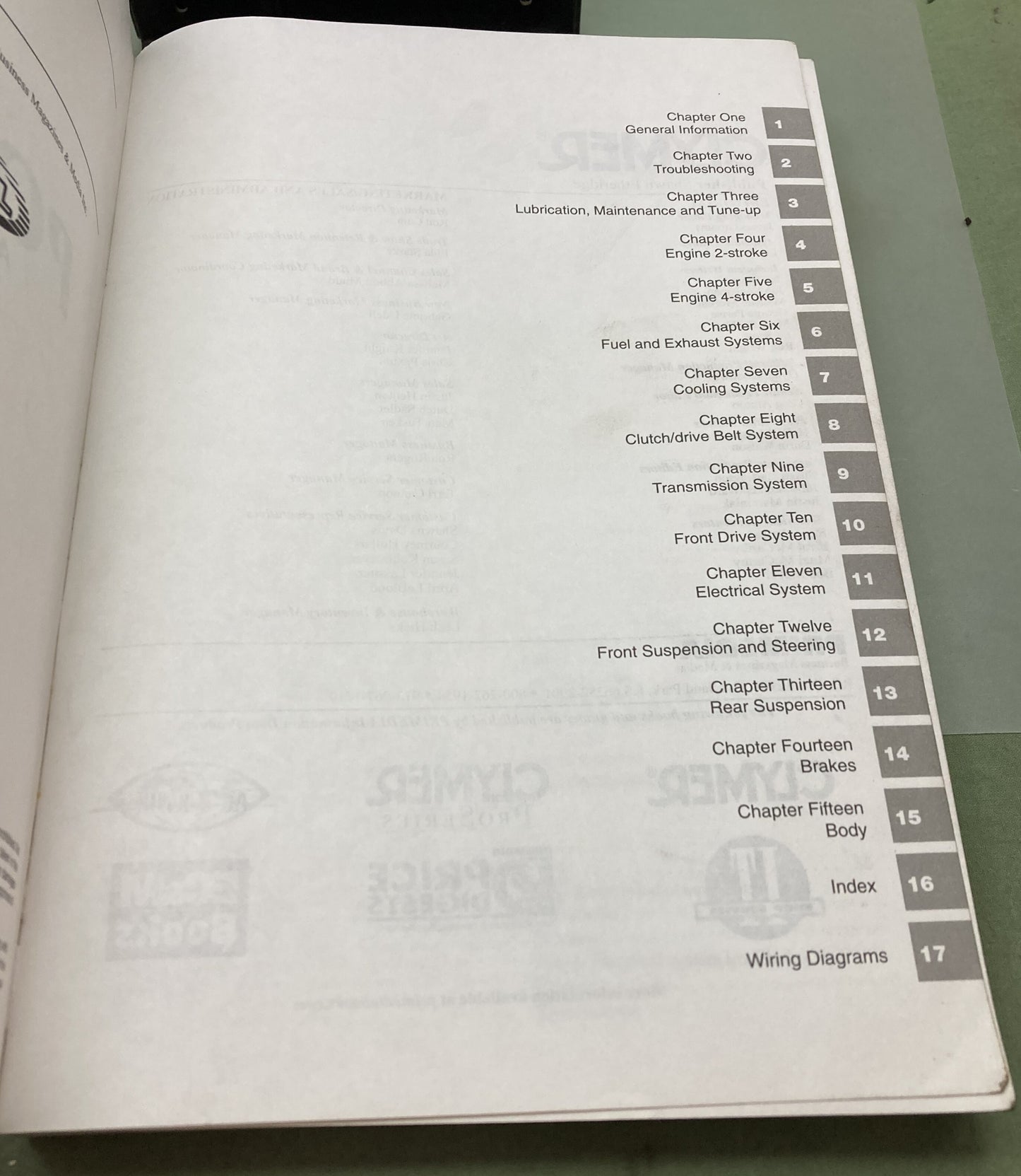 Genuine Clymer M496 Polaris ATV Service Manual 1985-1995