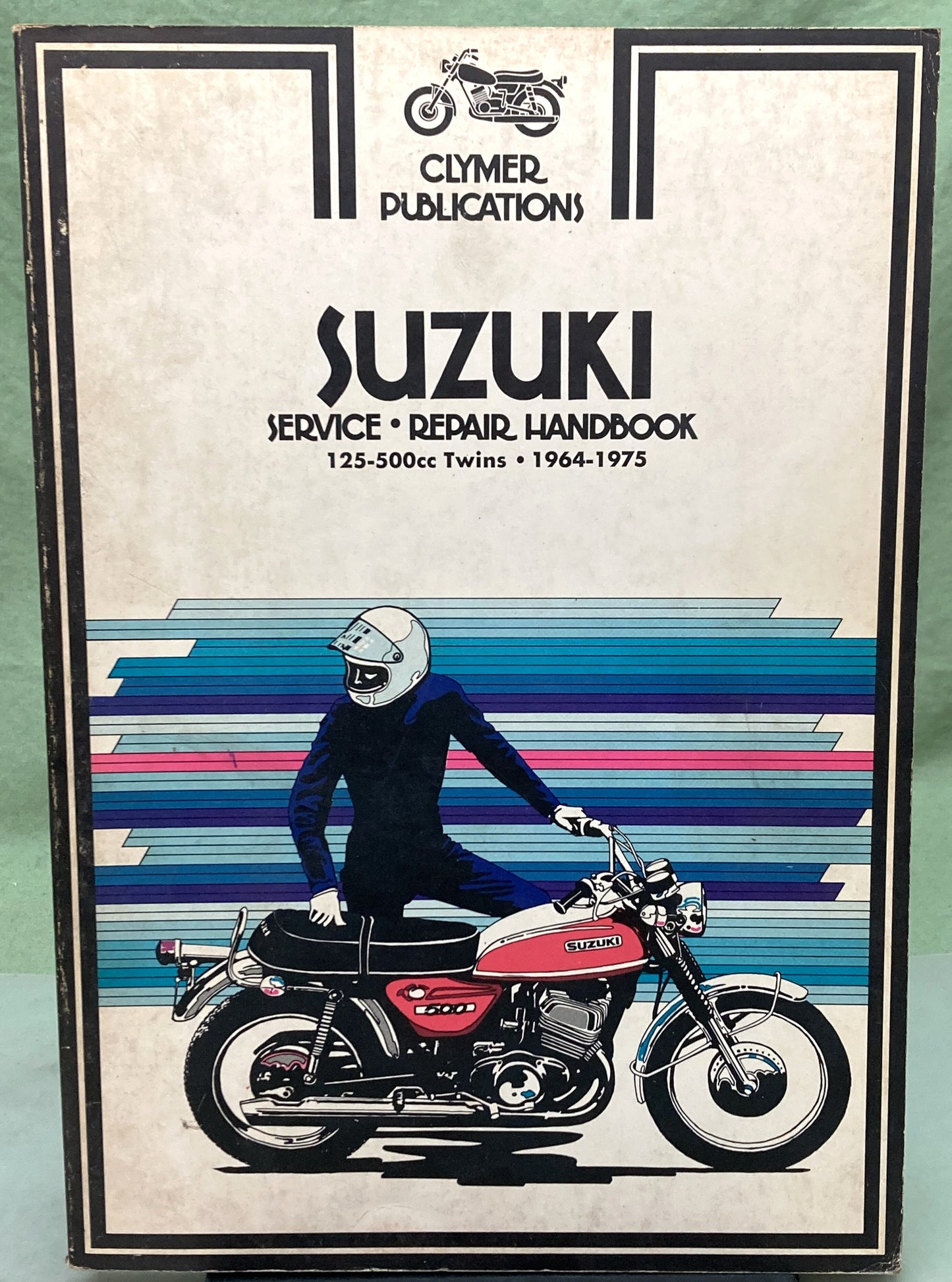 Genuine Clymer M366 Suzuki 125-500cc Twins Service Manual 1964-1975