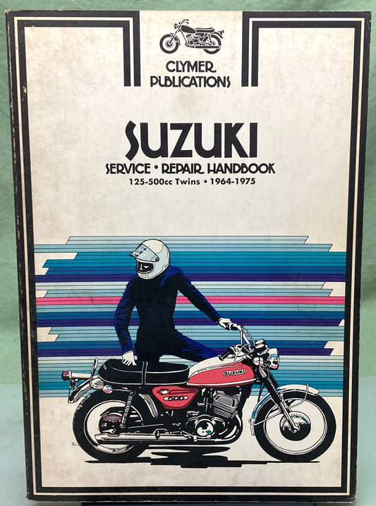 Genuine Clymer M366 Suzuki 125-500cc Twins Service Manual 1964-1975