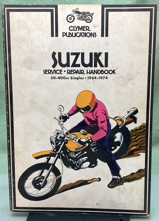 Genuine Clymer M365 Suzuki 50-400cc Singles Service Manual 1964-1974