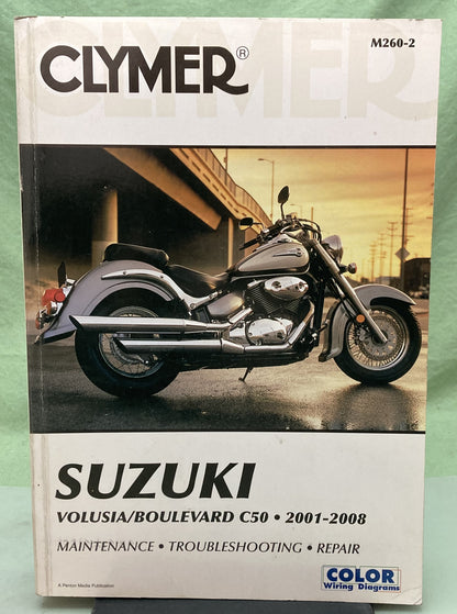 Genuine Clymer M260-2 Suzuki Volusia/Boulevard C50 Service Manual 2009