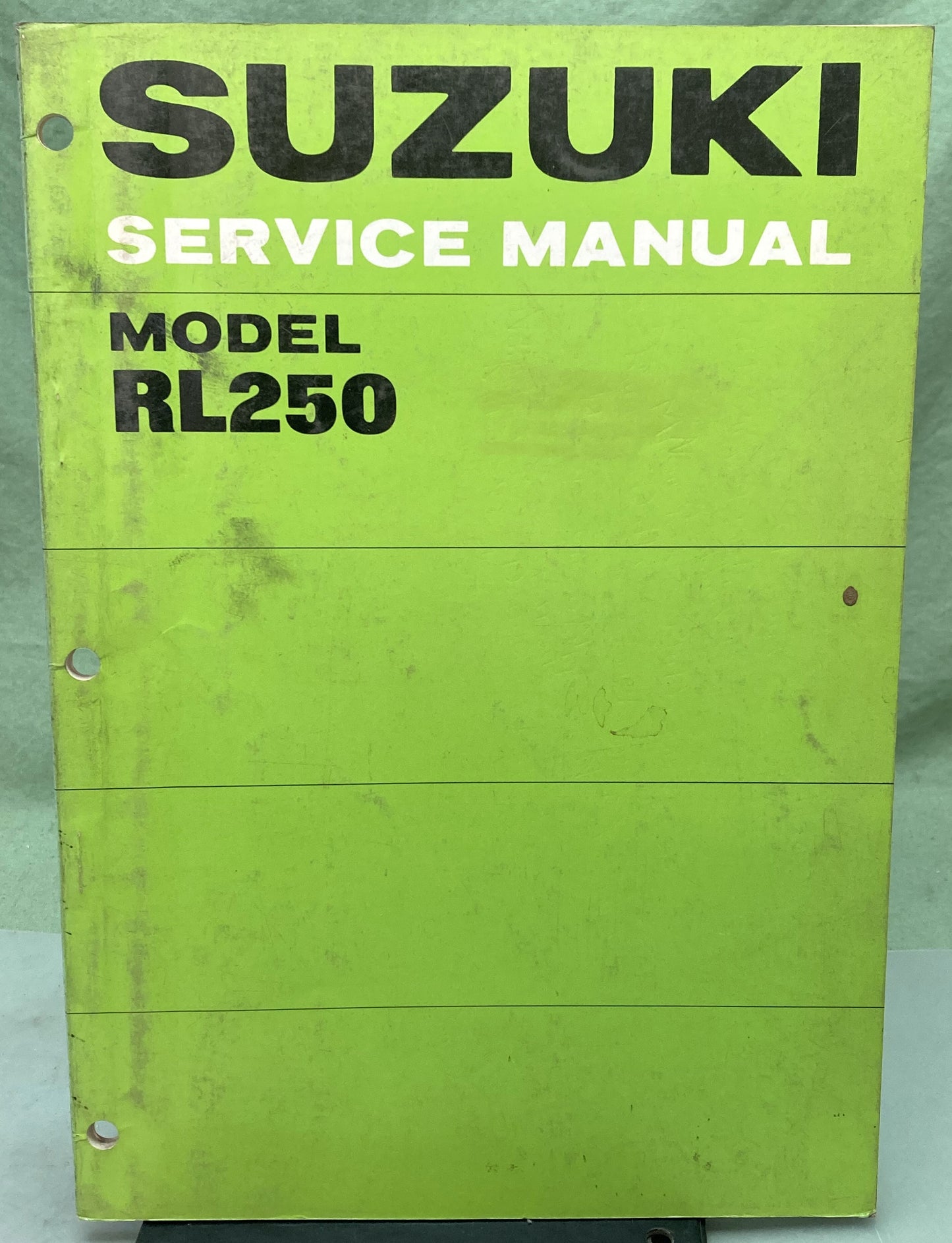 Genuine Suzuki RL250 Service Manual 1974