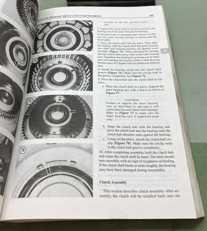 Genuine Clymer M421-3 Harley Davidson FLS/FXS Evolution Service Manual '84-'99