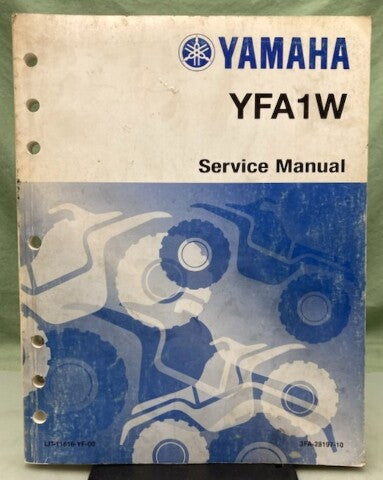 Yamaha LIT-11616-YF-00 YFA1W Service Manual Genuine