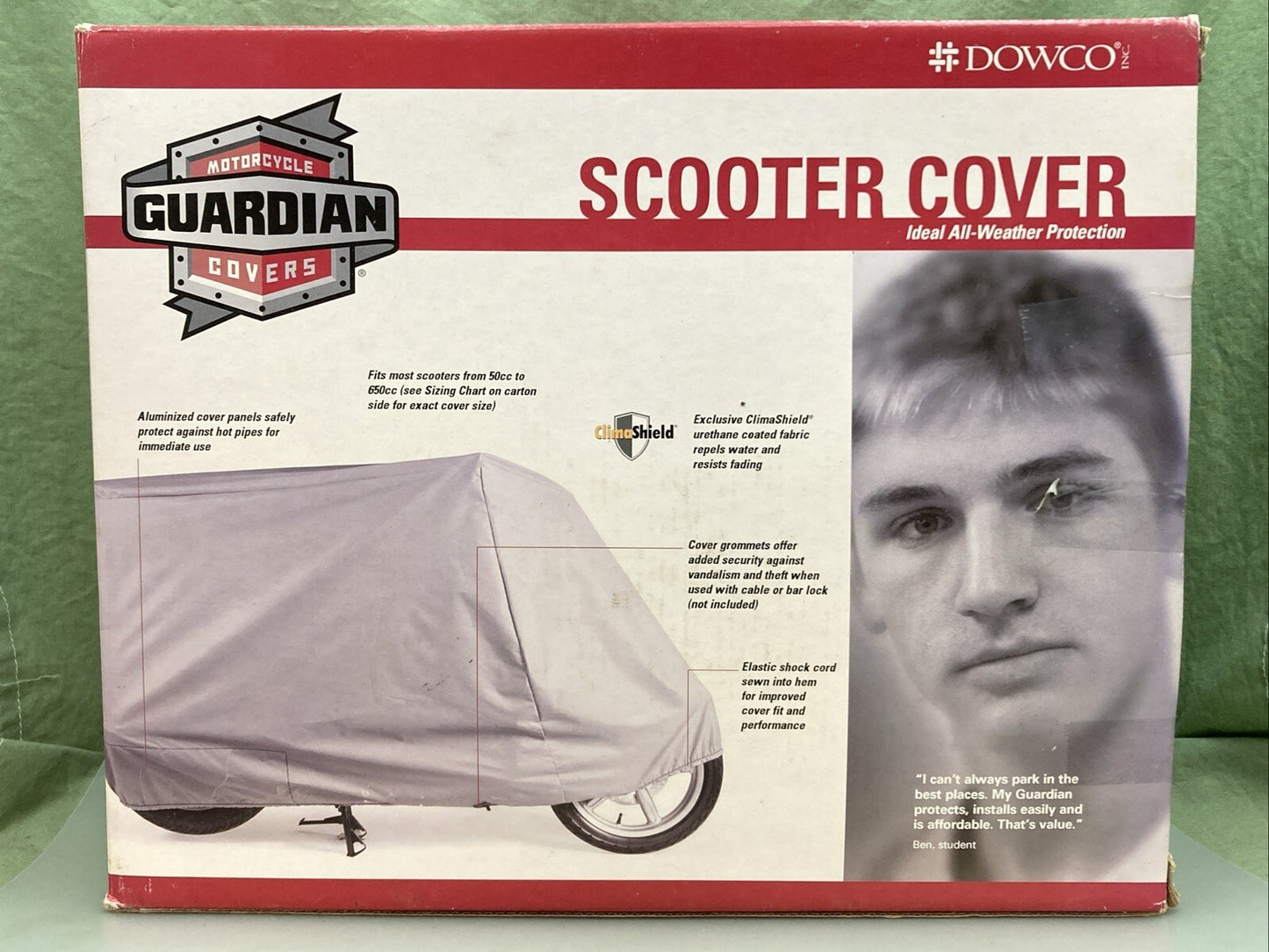 NEW GENUINE DOWCO GUARDIAN 50011-00 LARGE SCOOTER COVER