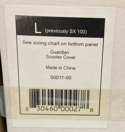 NEW GENUINE DOWCO GUARDIAN 50011-00 LARGE SCOOTER COVER