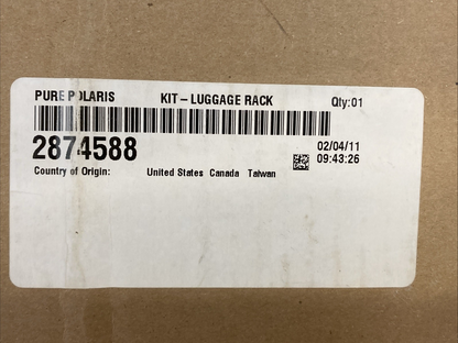 NEW GENUINE POLARIS 2874588 VICTORY KP CHROME LUGGAGE RACK