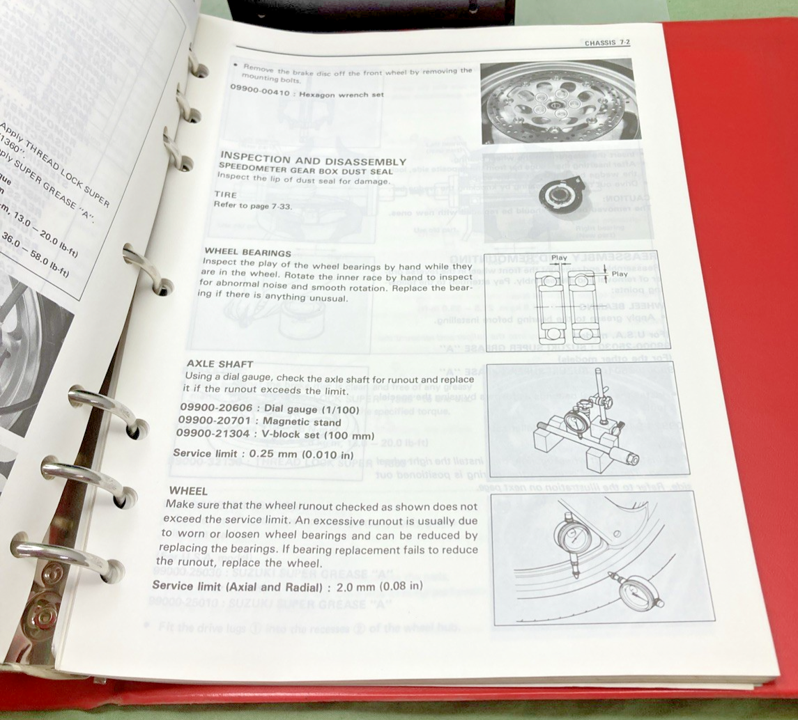 NEW GENUINE SUZUKI 99500-33022-03E GSF400 BANDIT SERVICE MANUAL 1990