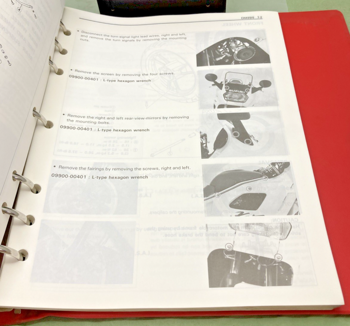 NEW GENUINE SUZUKI 99500-35028-03E KATANA GSX600F SERVICE MANUAL 1990