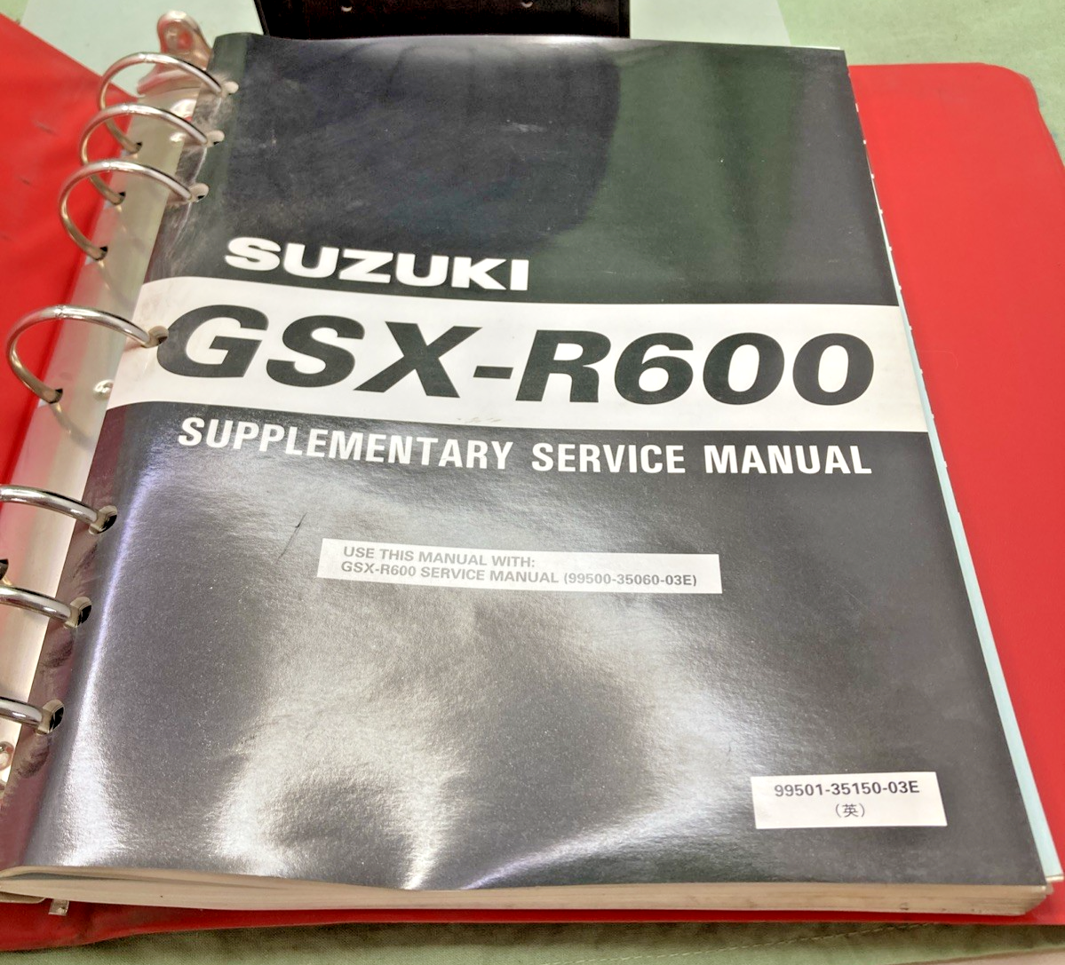 NEW GENUINE SUZUKI 99500-36071-03E GSX600W SERVICE MANUAL AND SUPPLEMENT 1992
