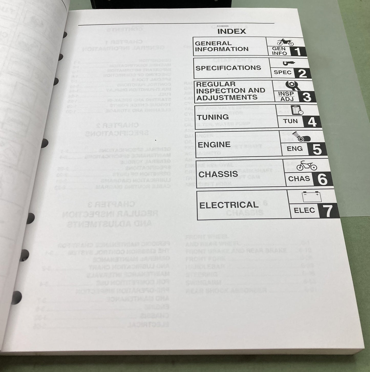 Genuine Yamaha LIT-11626-19-37 WR450FV Owner's Service Manual 2005