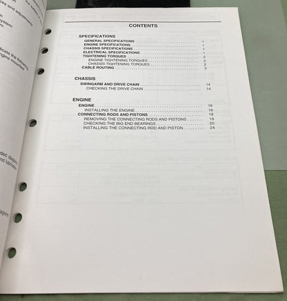 Genuine Yamaha LIT-11616-18-43 FZ6-ST FZ6-STC Supp. Service Manual 2004