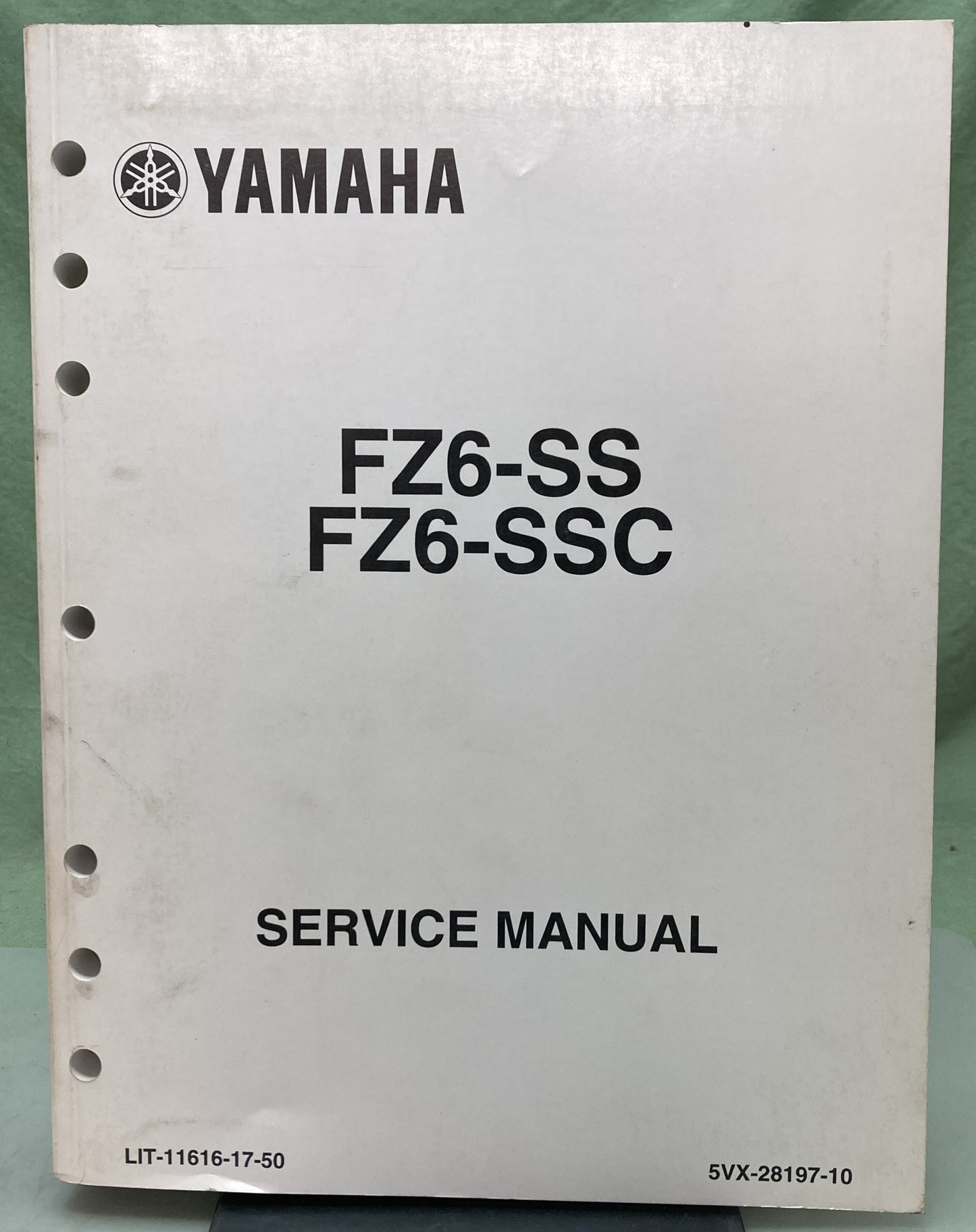 Genuine Yamaha LIT-11616-17-50 FZ6-SS FZ6-SSC Service Manual 2003