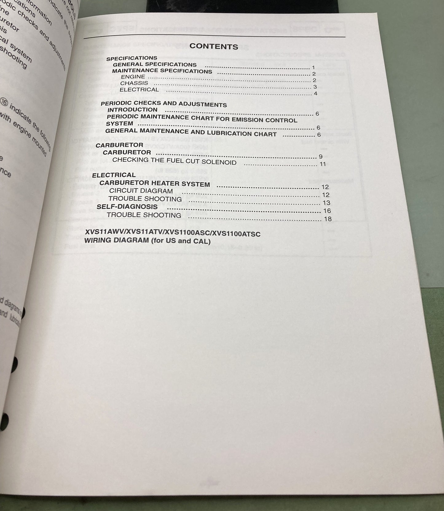 Genuine Yamaha LIT-11616-19-82 XVS11AWV XVS11ATV Supp. Service Manual 2005