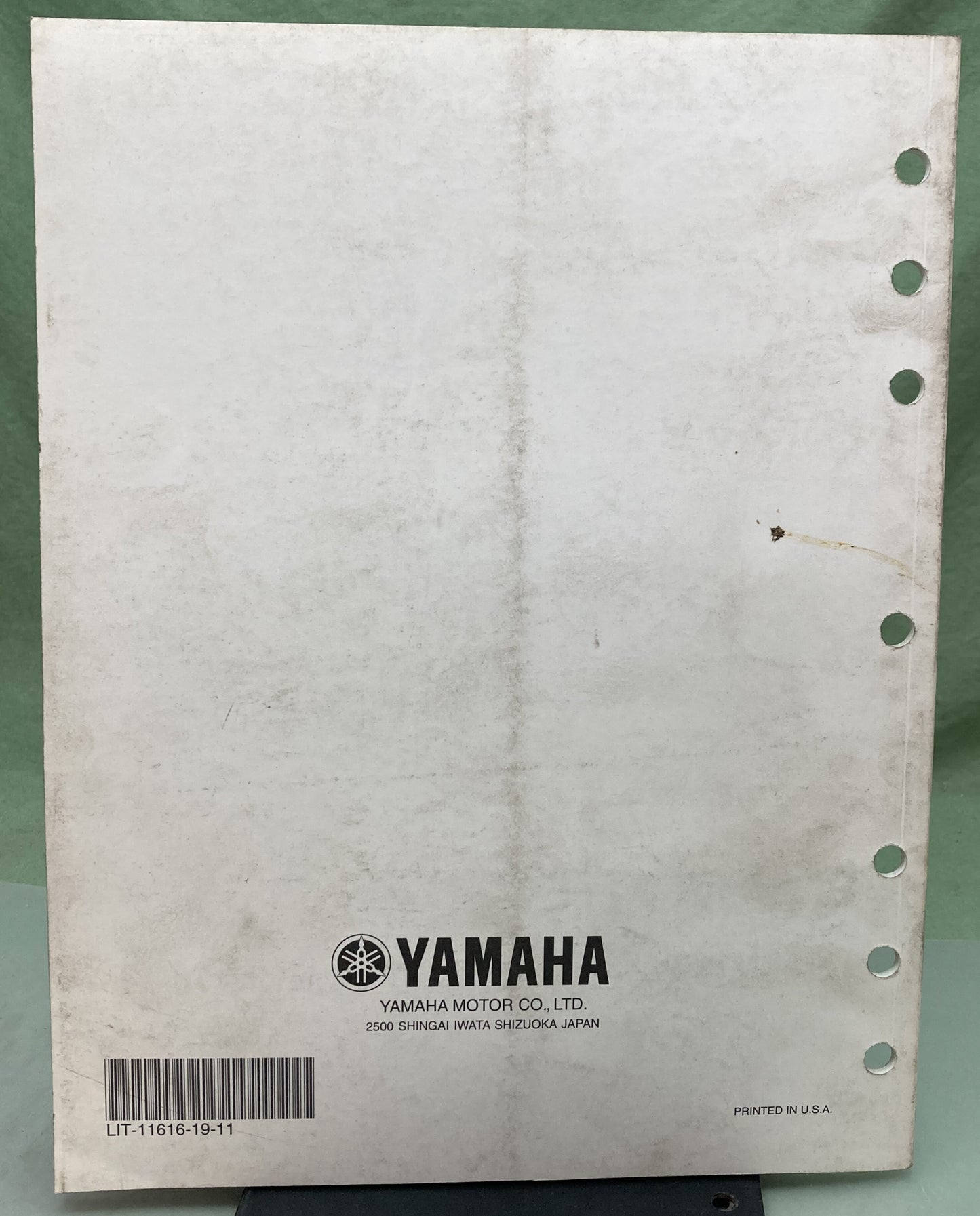 Genuine Yamaha LIT-11616-19-11 XVS65V Supp. Service Manual 2005