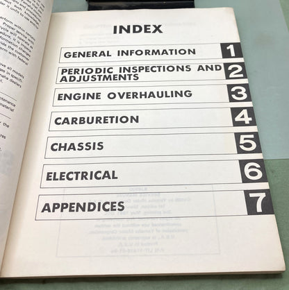 Genuine Yamaha LIT-11616-01-94 XJ650G Service Manual 1980