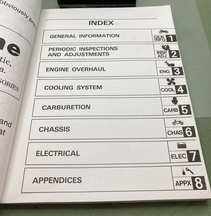 Genuine Yamaha LIT-11616-XJ-00 XJ700X/XC (N-S) Service Manual 1985