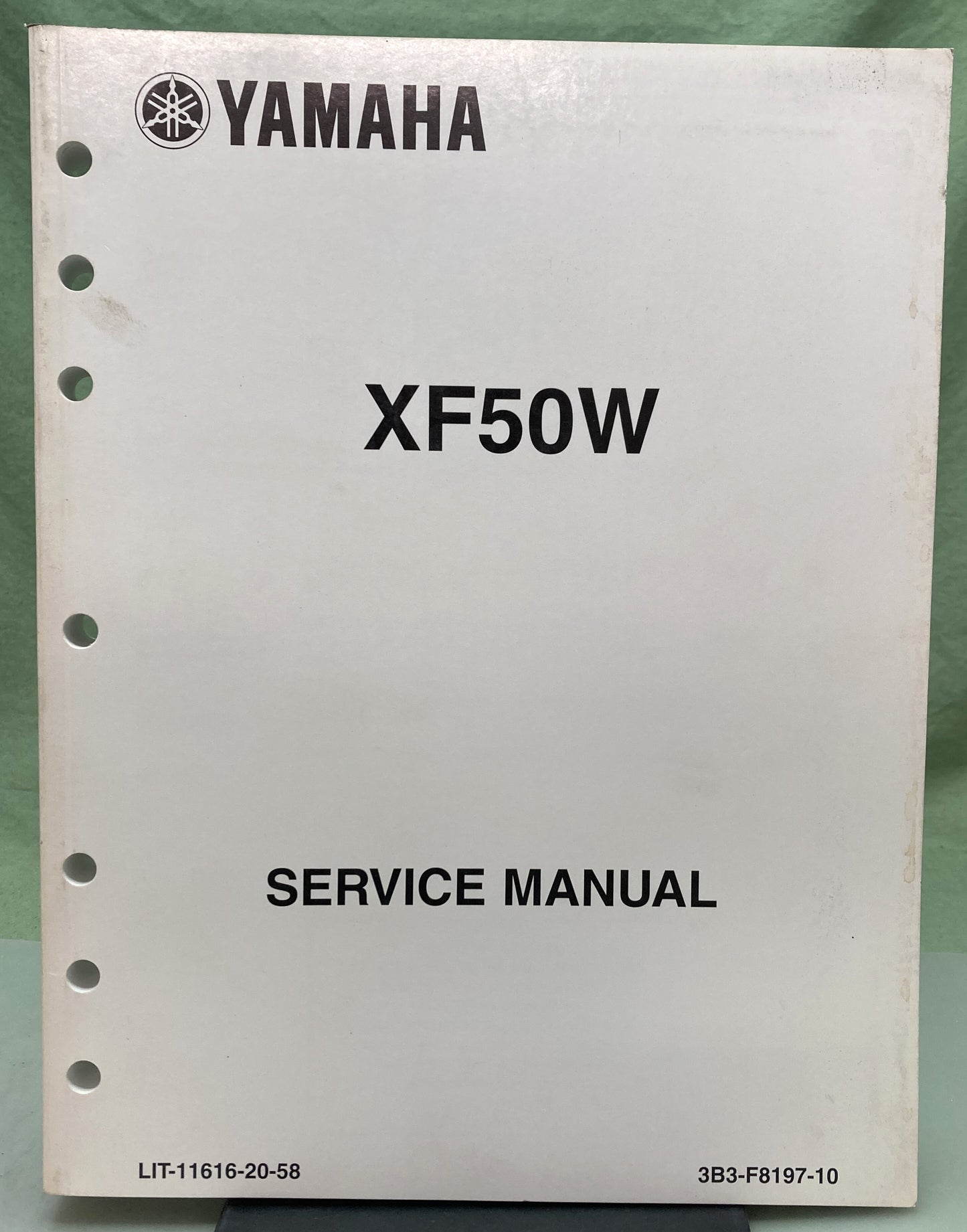 Genuine Yamaha LIT-11616-20-58 XF50W Service Manual 2006