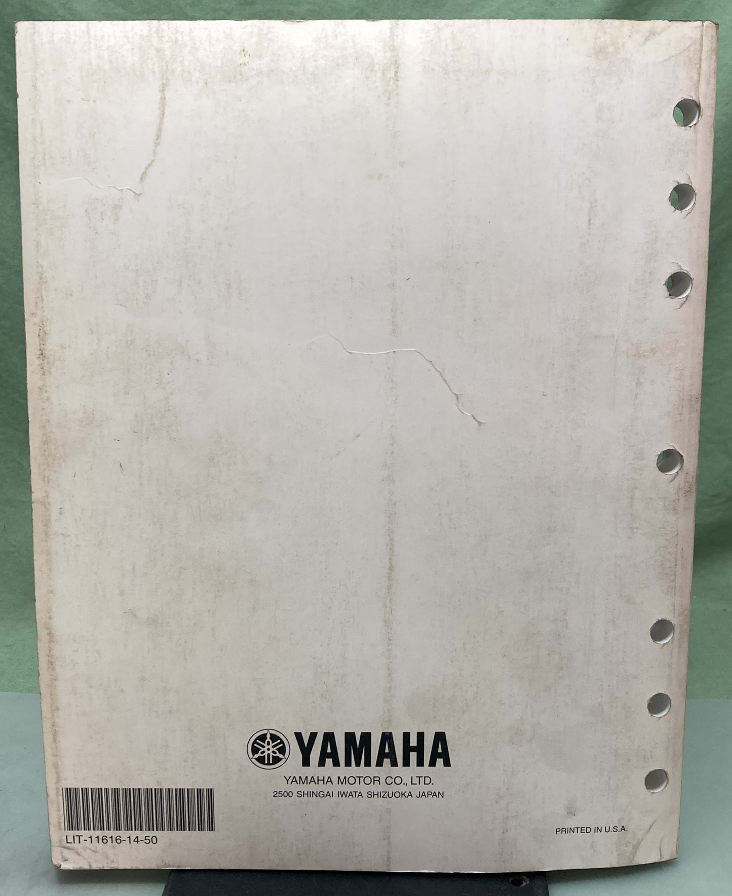 Genuine Yamaha LIT-11616-14-50 YJ50RN Service Manual 2000